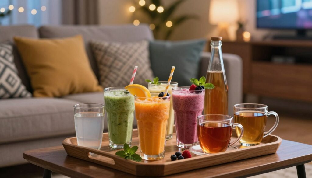 Healthy Movie Night Snack Beverages