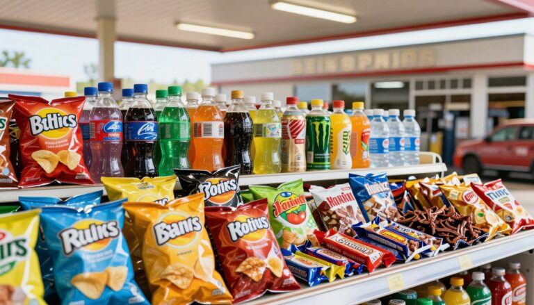 gas station snacks