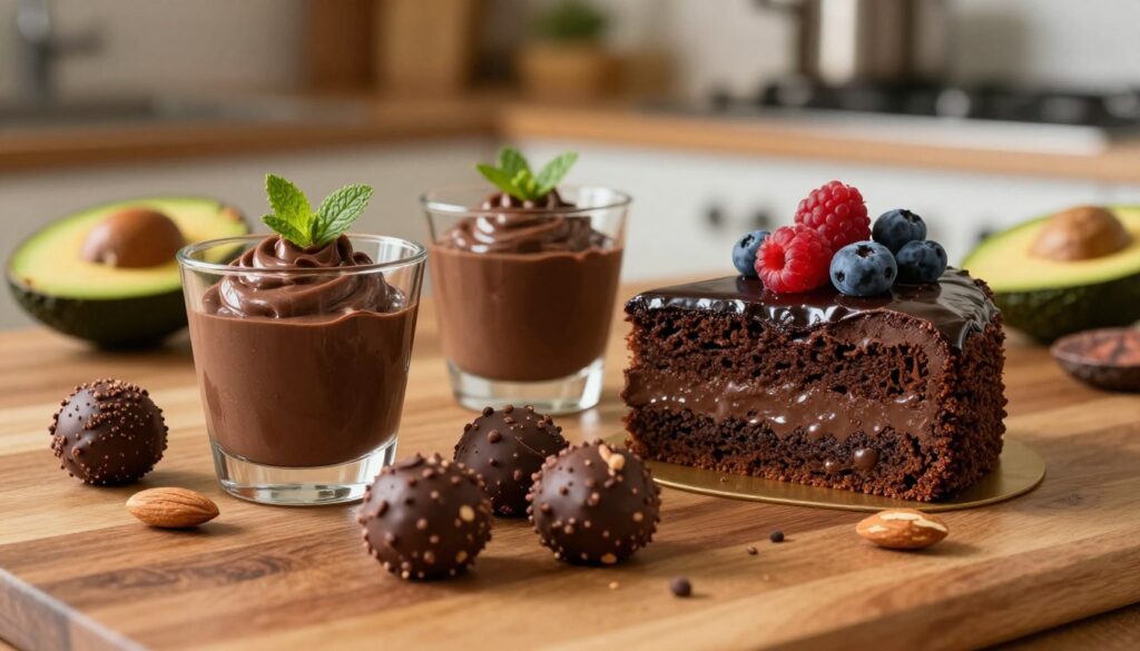 healthy chocolate desserts
